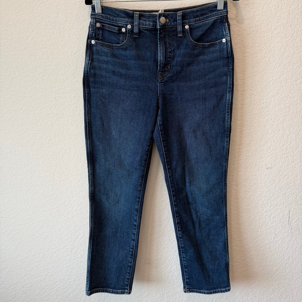 Madewell The Perfect Vintage Jean Dark Wash High Rise Tapered Denim 27P